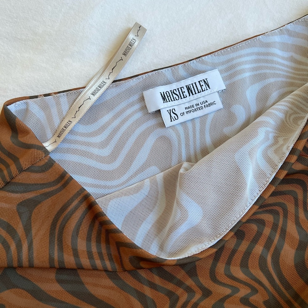 Maisie Wilen Swirl Shoulder Dress
